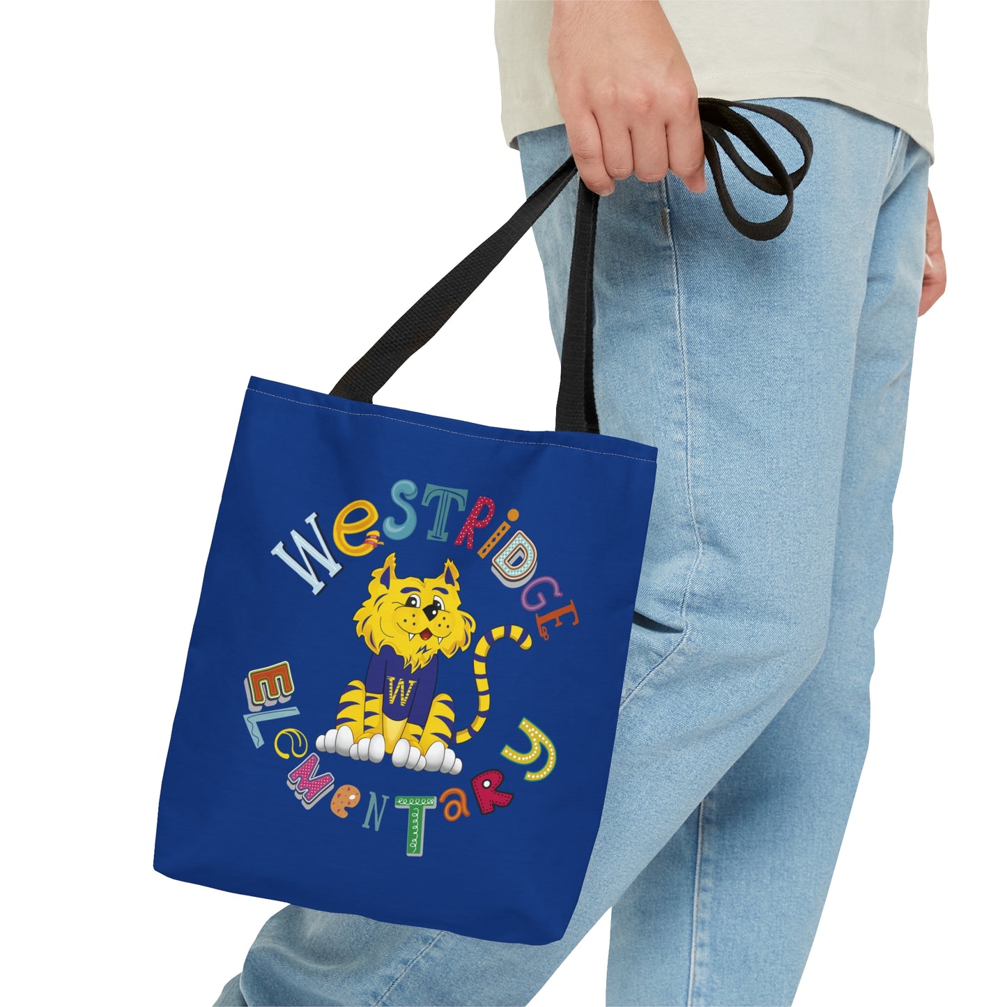 Fun Letters Westridge Tote Bag Blue