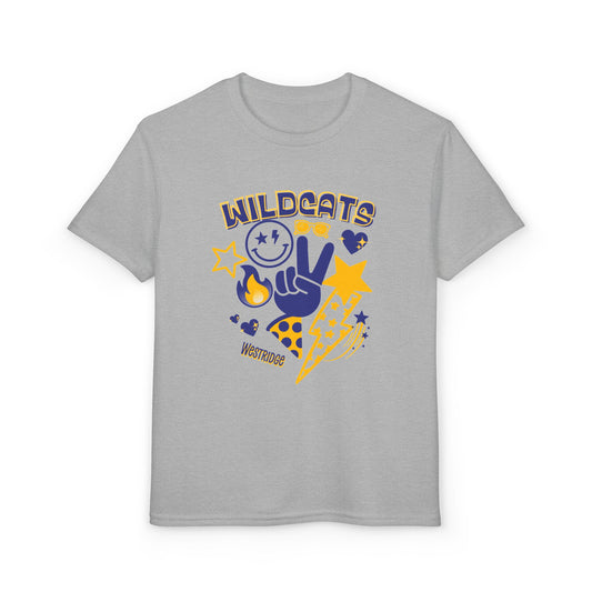 Kids Unisex DryBlend T-Shirt Wildcat Emoji