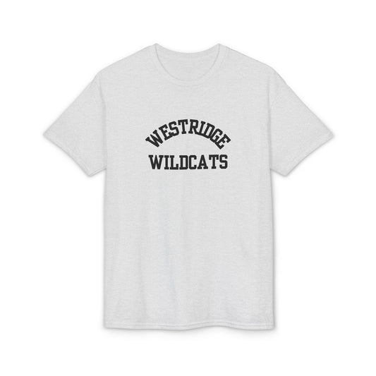 Adult Unisex DryBlend T-Shirt Westridge Wildcat (Black Curved Logo)