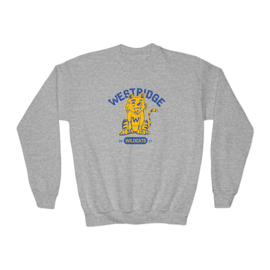 Kids Unisex Crewneck Sweatshirt Wildcat Design Club 26-27