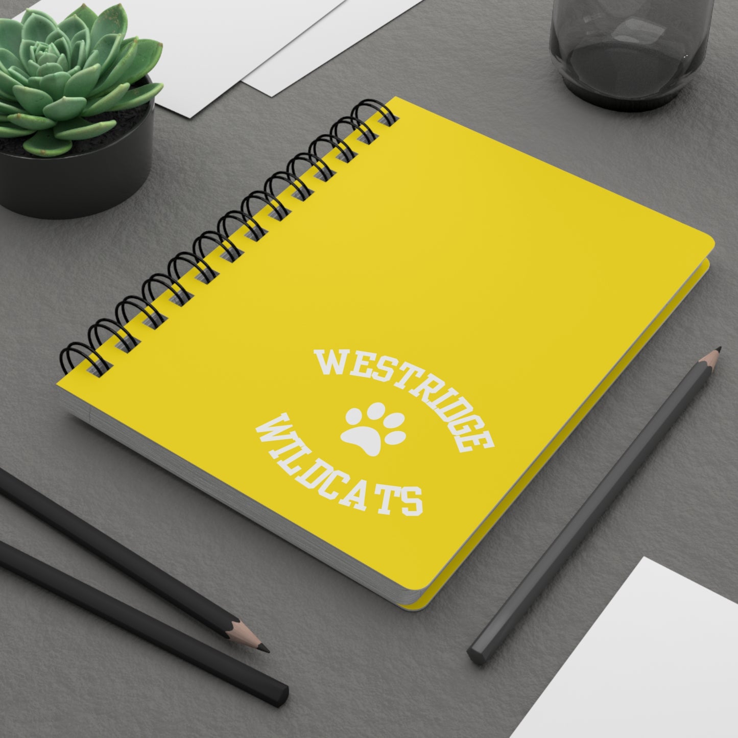Spiral Notebook "Westridge Paw Wildcats"