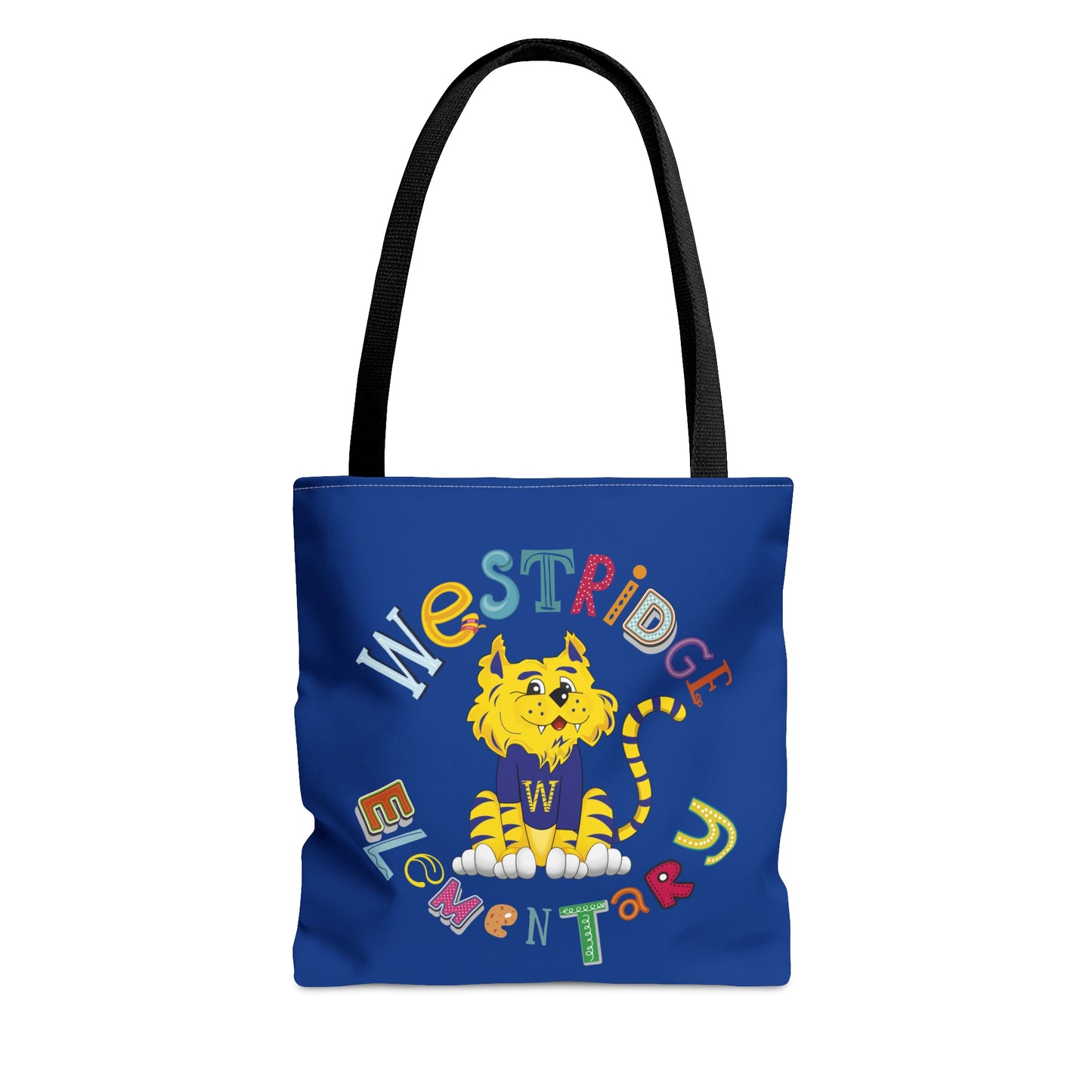 Fun Letters Westridge Tote Bag Blue
