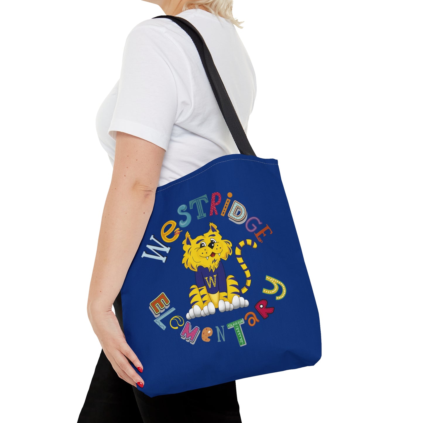 Fun Letters Westridge Tote Bag Blue