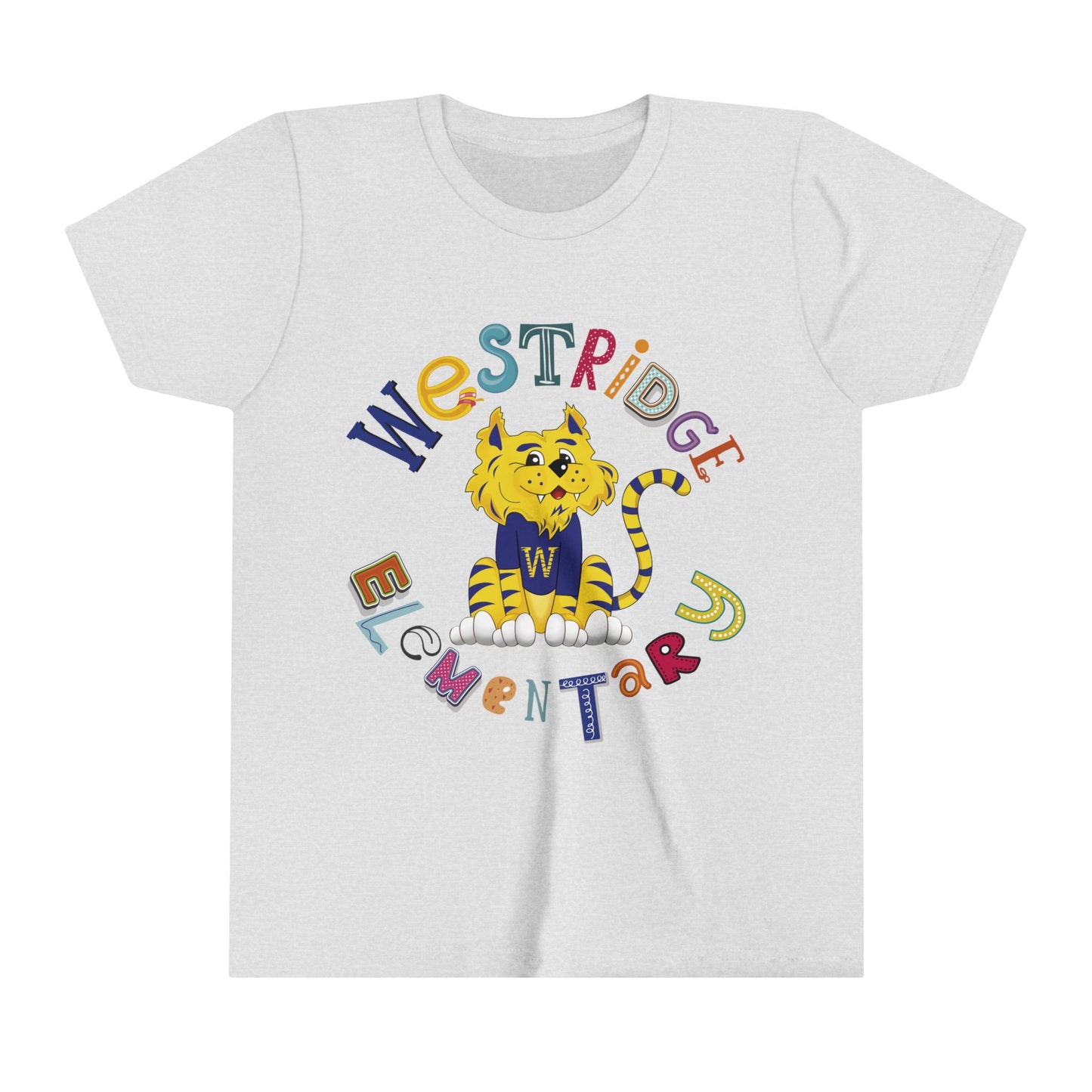 Assorted Letters Youth Short Sleeve Tee