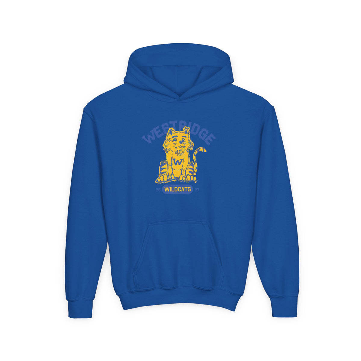 Kids Unisex Hoodie Wildcat Design Club 26-27