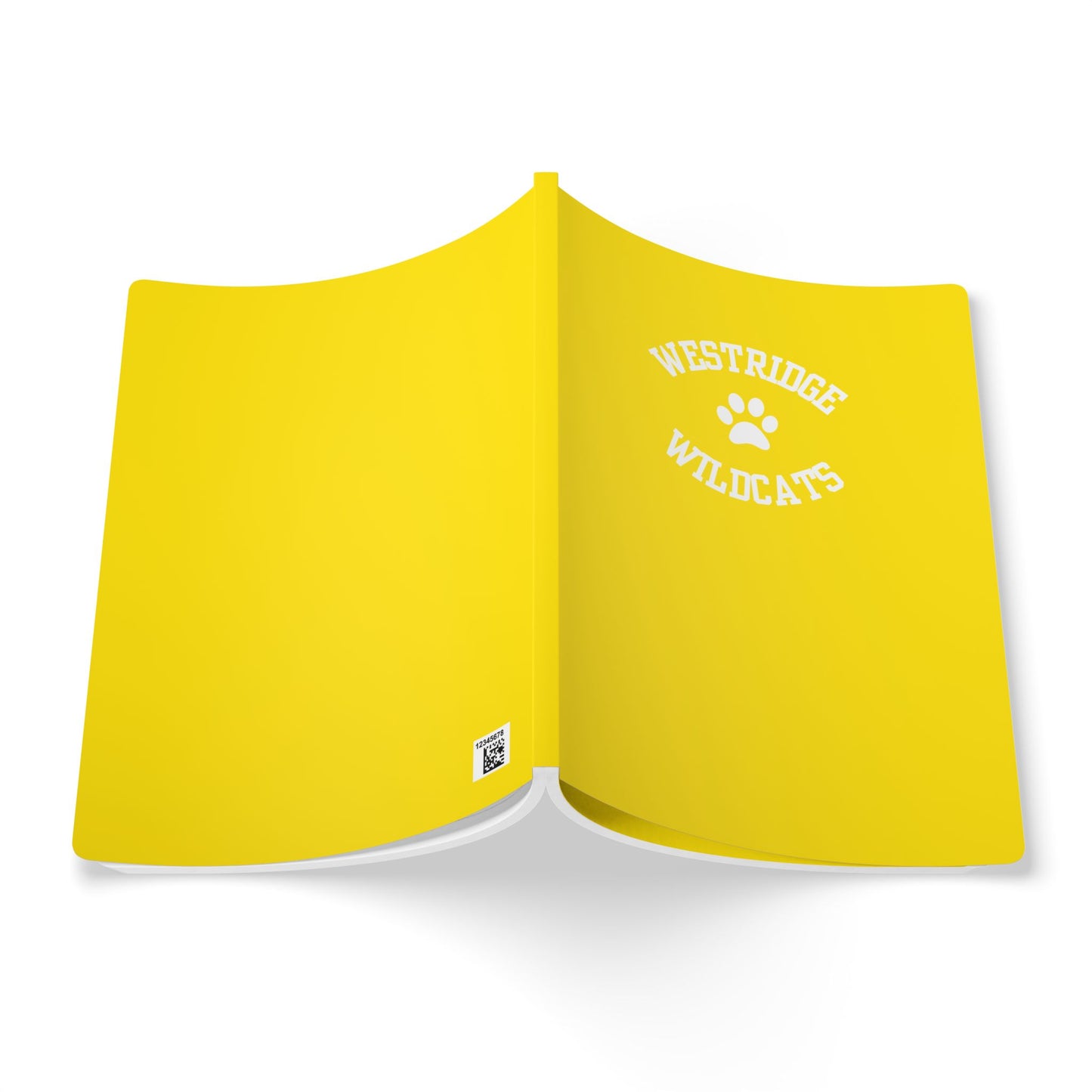 Westridge Wildcats Paw Softcover Notebook