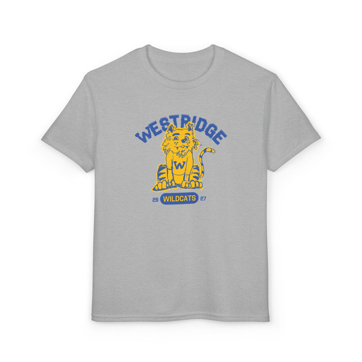Kids Unisex DryBlend T-Shirt Wildcat Design Club 26-27