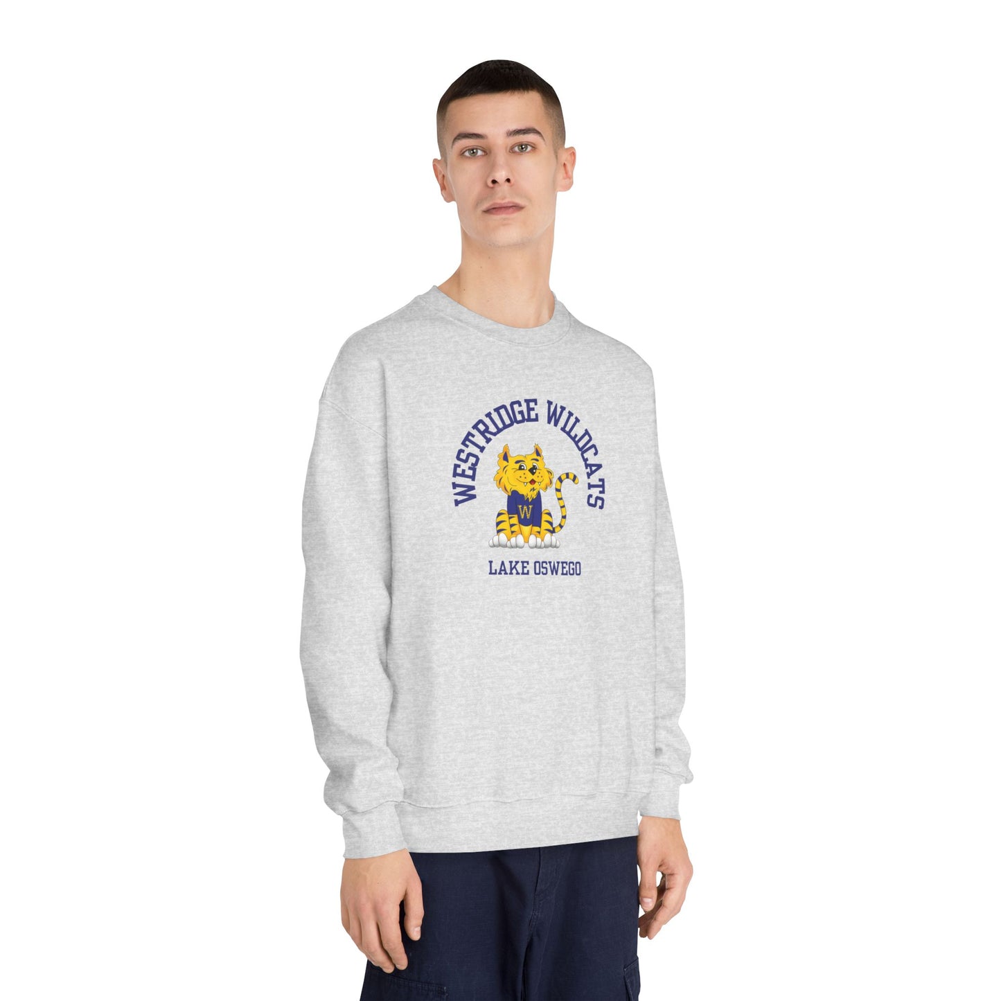Westridge Wildcat LO Unisex Adult DryBlend Crewneck Sweatshirt