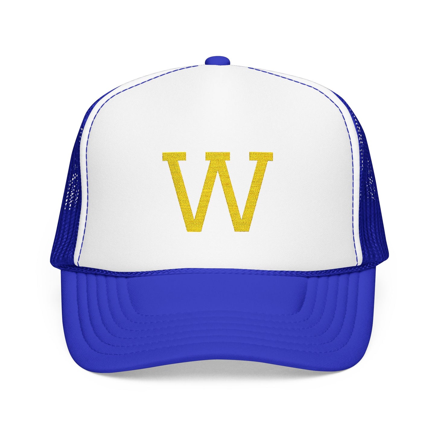 Foam Trucker Hat Yellow W - Embroidery