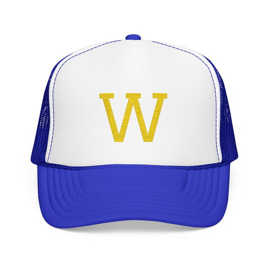 Foam Trucker Hat Yellow W - Embroidery