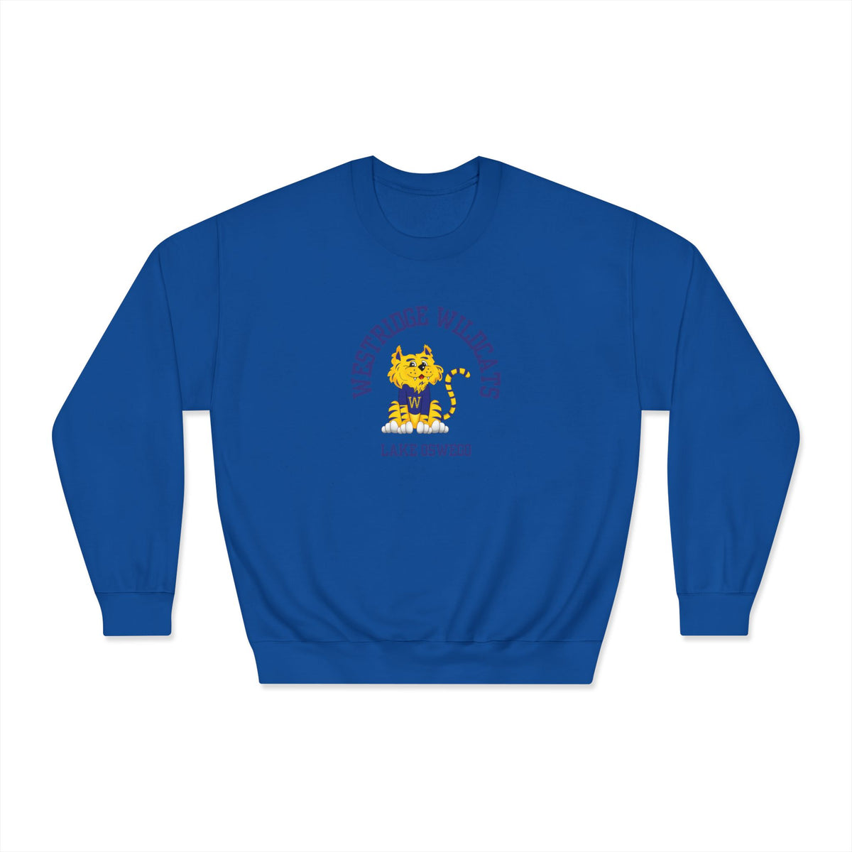 Adult Unisex DryBlend Crewneck Sweatshirt Westridge Wildcat LO