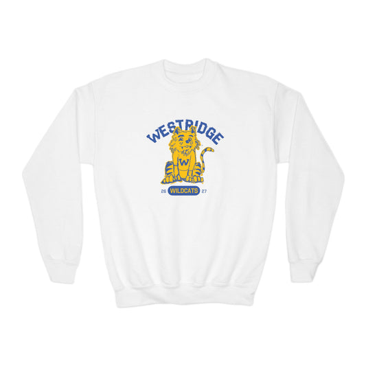 Kids Unisex Crewneck Sweatshirt Wildcat Design Club 26-27