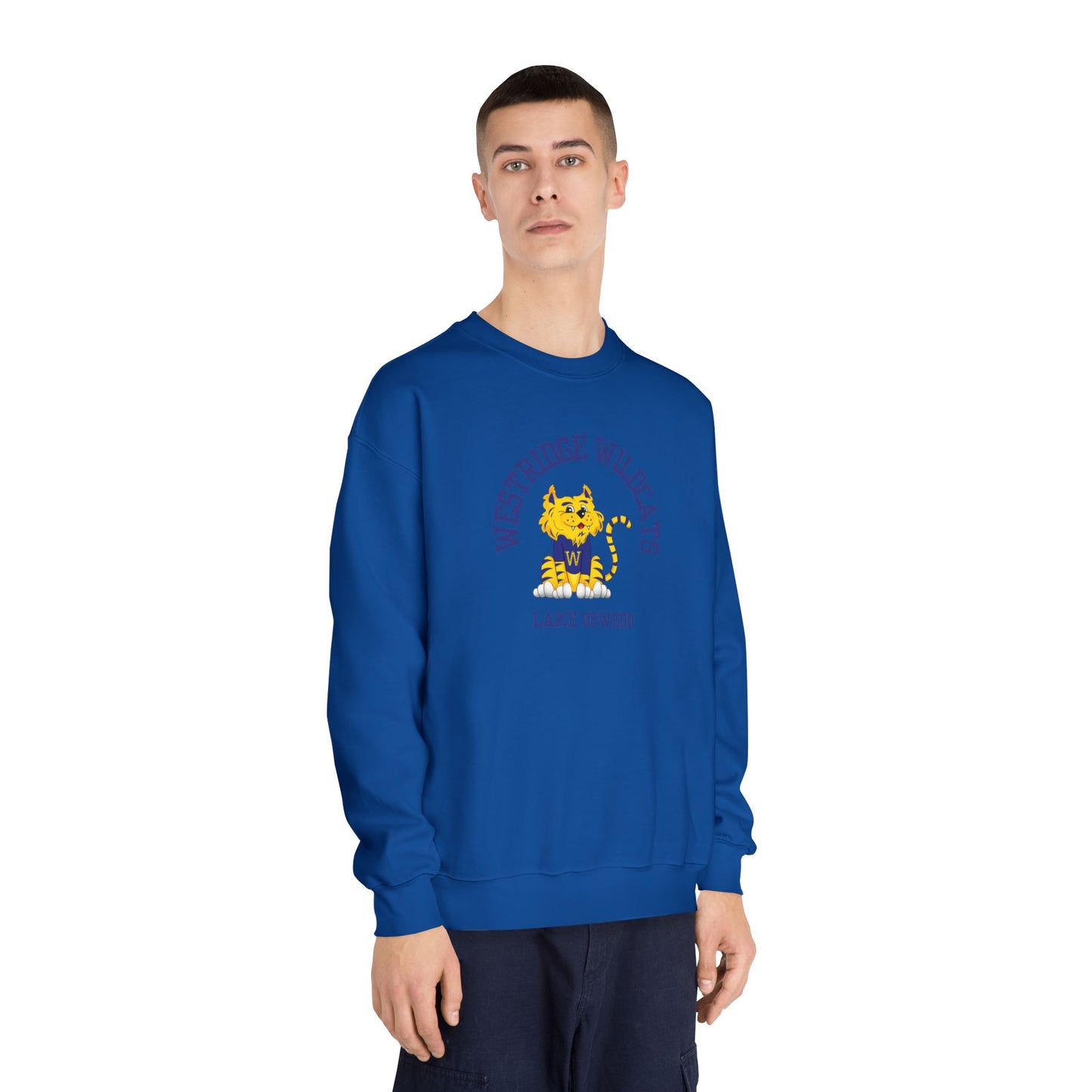 Westridge Wildcat LO Unisex Adult DryBlend Crewneck Sweatshirt