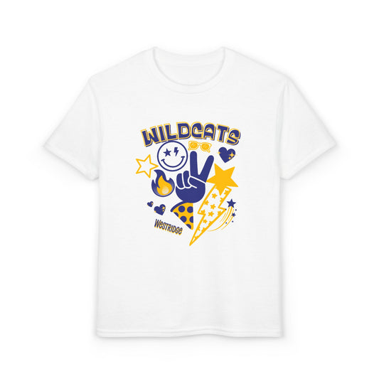 Kids Unisex DryBlend T-Shirt Wildcat Emoji