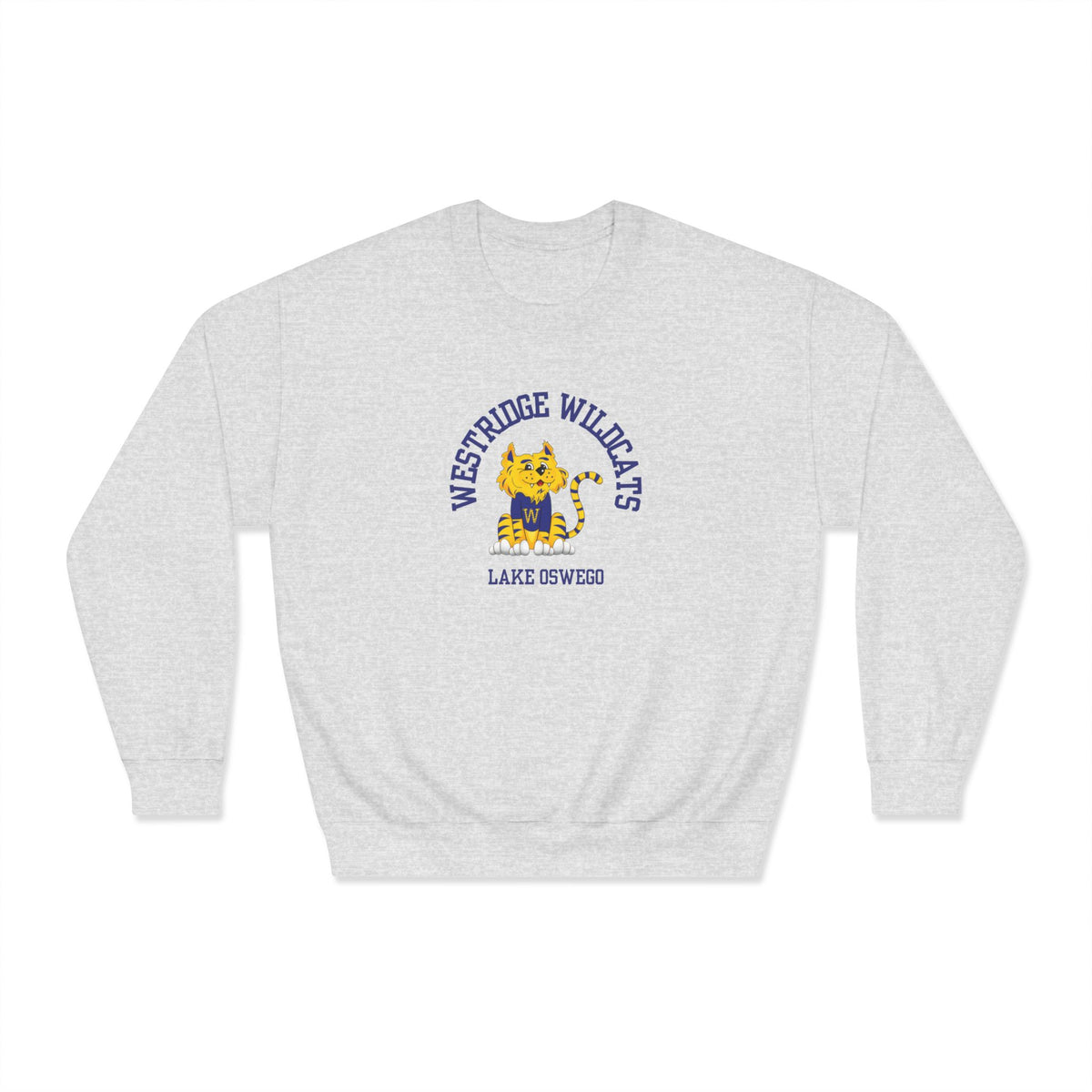 Adult Unisex DryBlend Crewneck Sweatshirt Westridge Wildcat LO