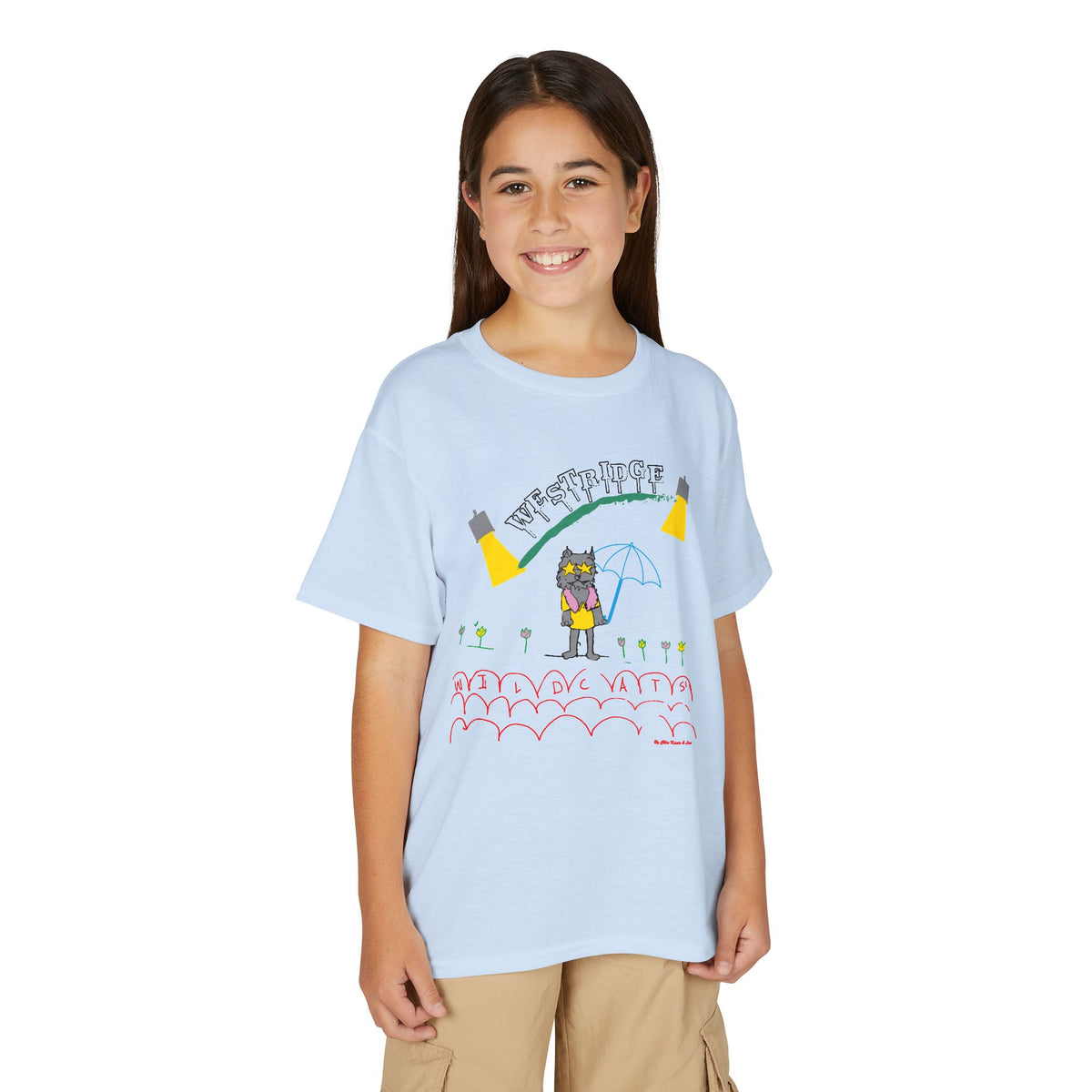 Kids Unisex DryBlend T-Shirt 26-27 Stage Spotlight by Chloe, Kensie & Lou