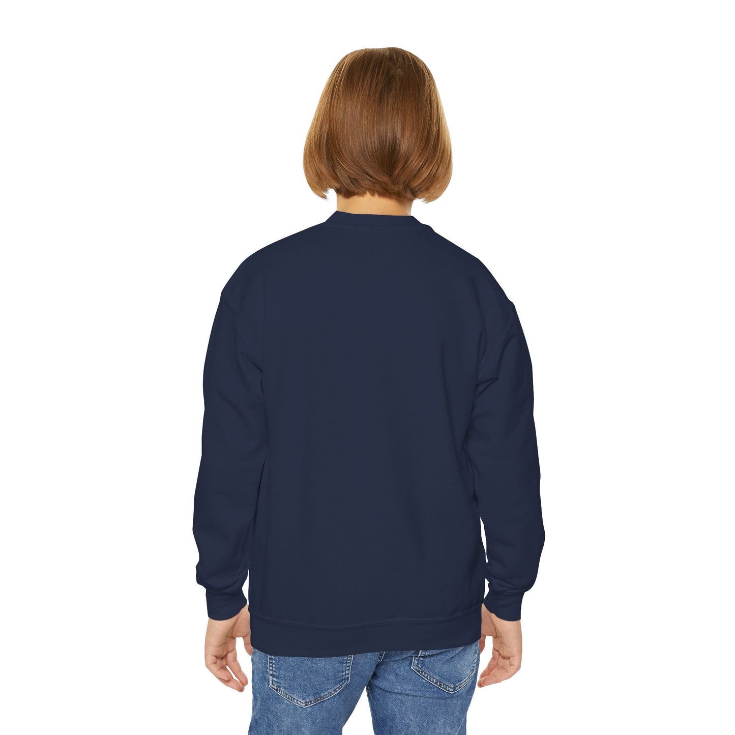 Youth Crewneck Sweatshirt Emoji Design