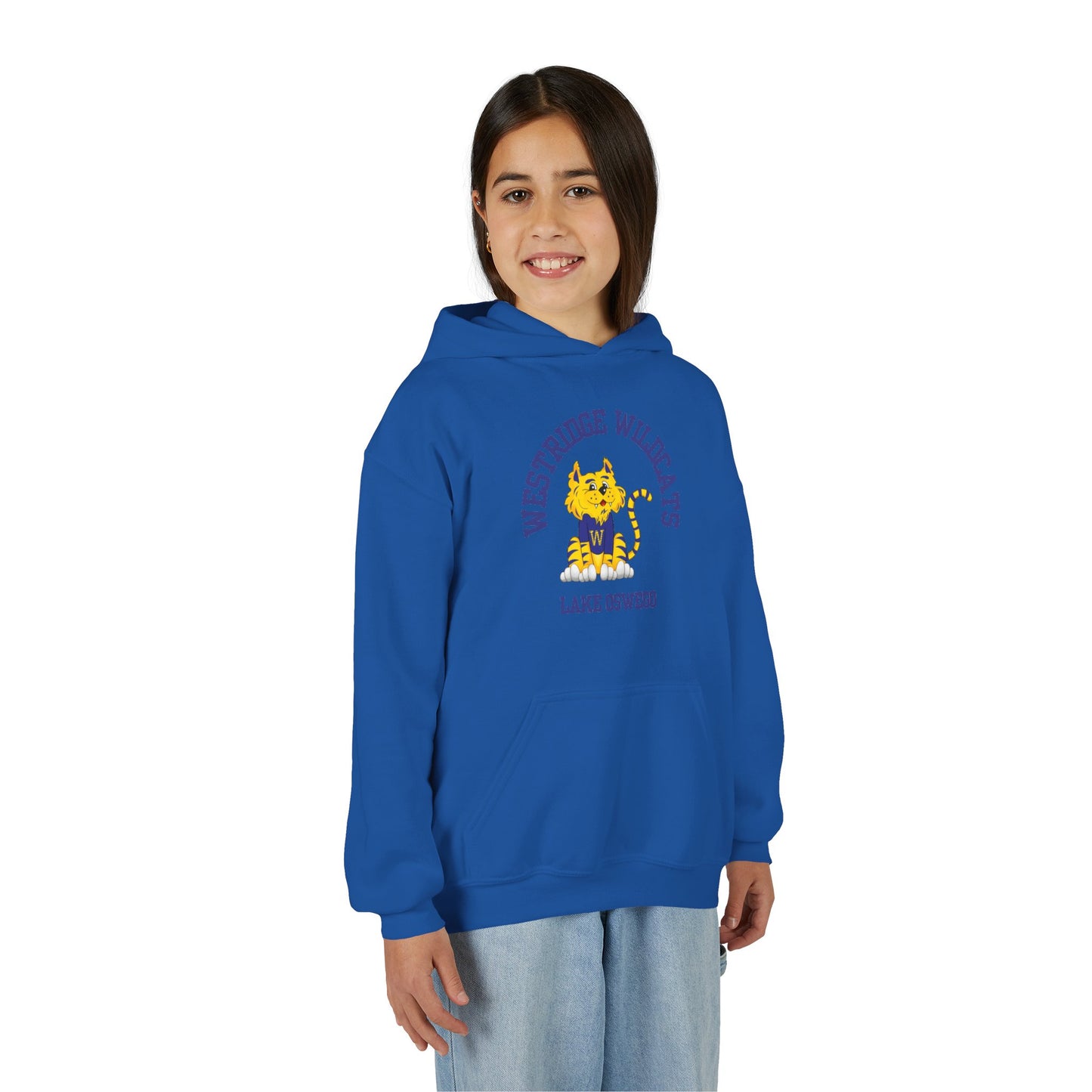 Kids Unisex Hoodie Westridge Wildcat LO