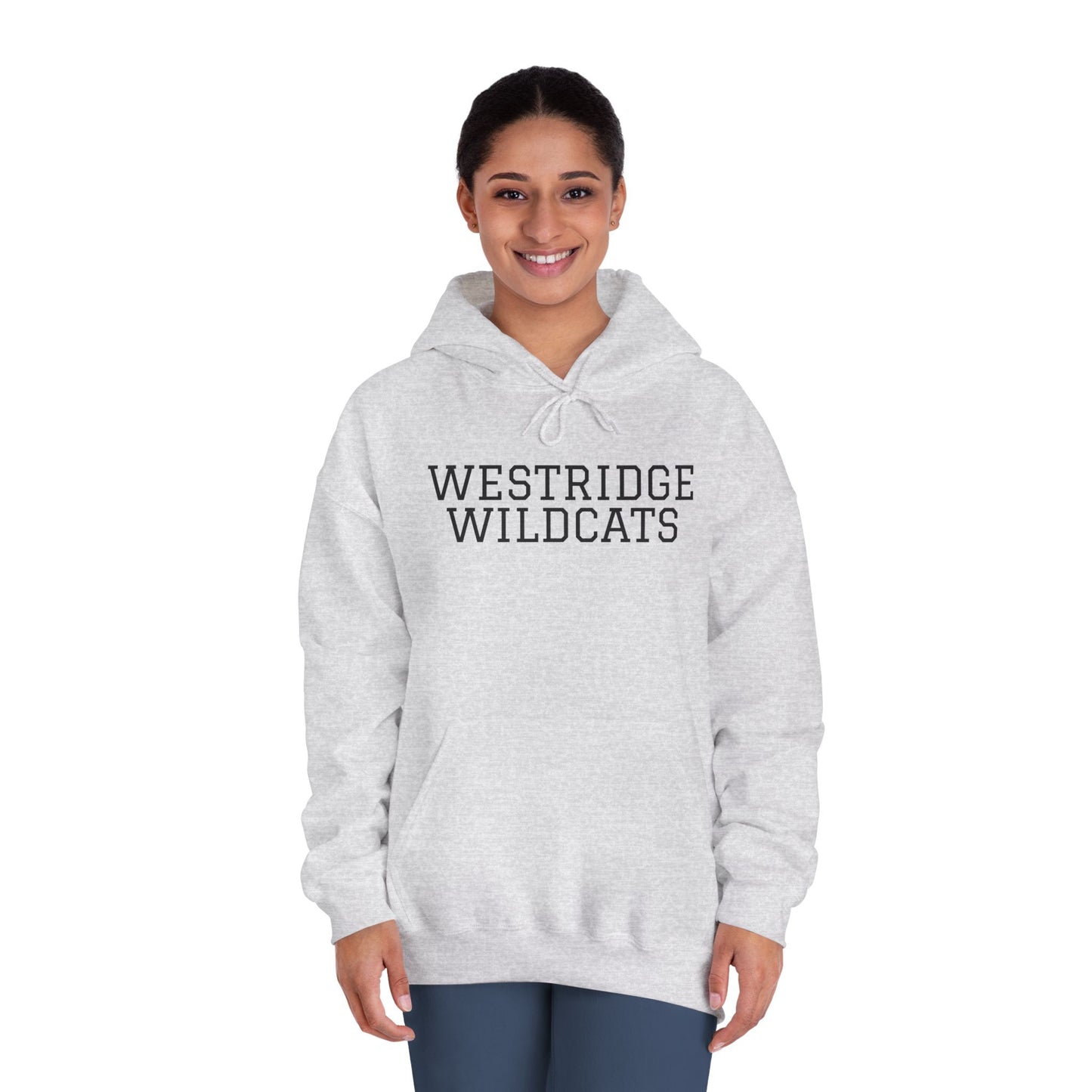 Adult Unisex DryBlend Hoodie Westridge Wildcat (Black Logo)