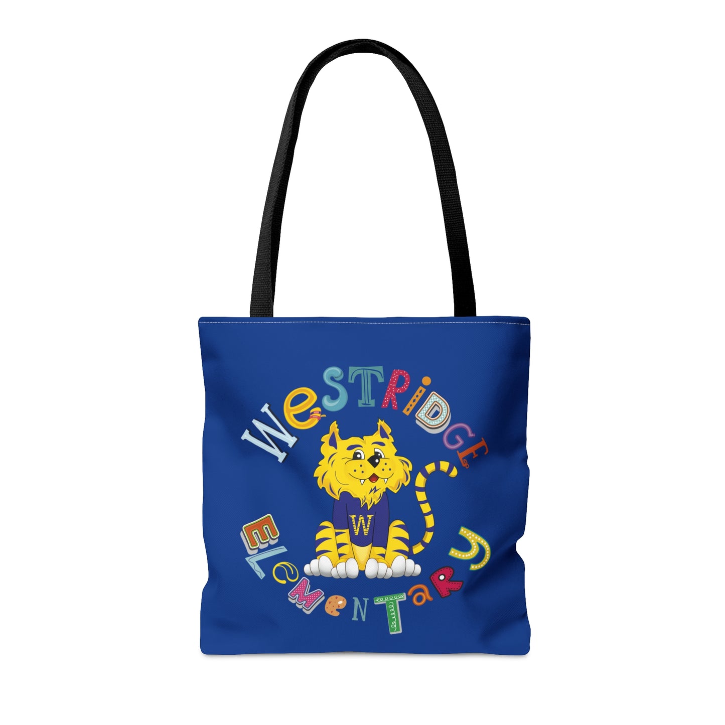 Fun Letters Westridge Tote Bag Blue