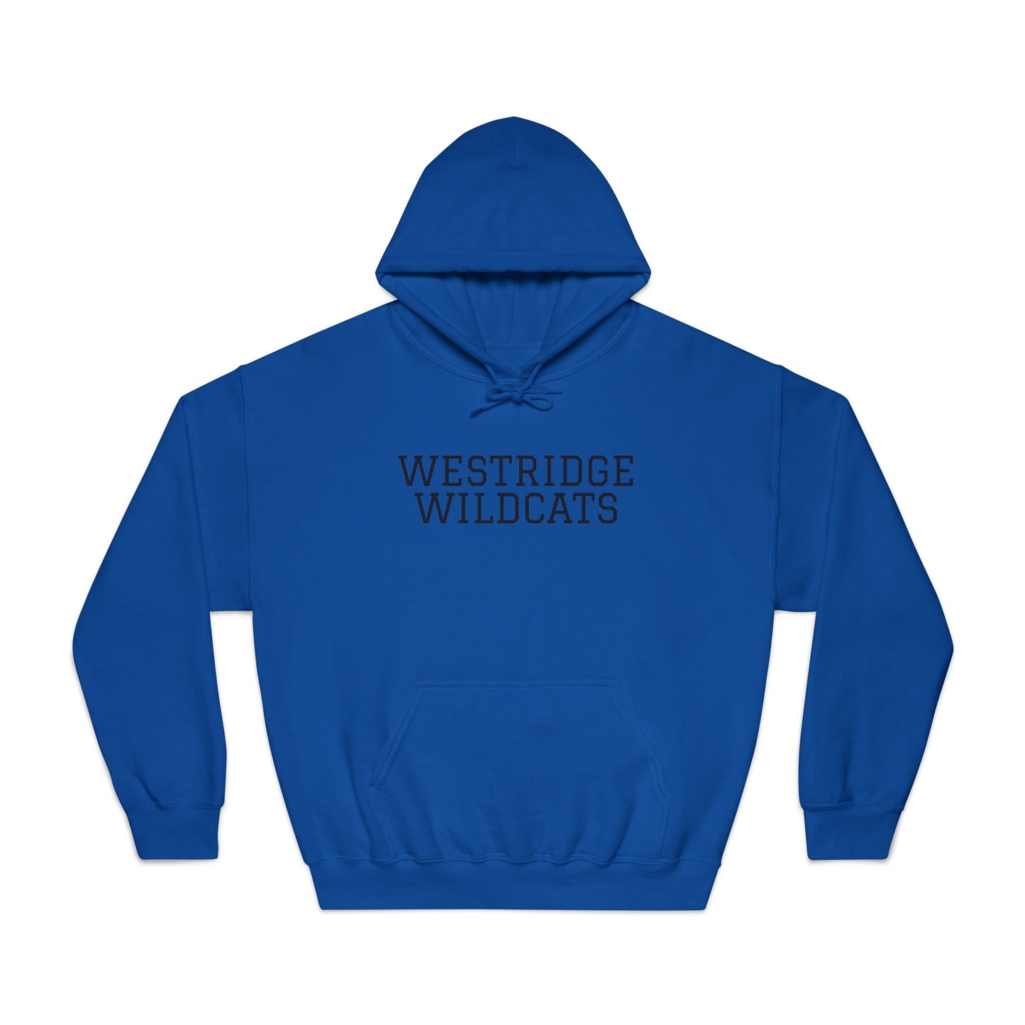 Adult Unisex DryBlend Hoodie Westridge Wildcat (Black Logo)