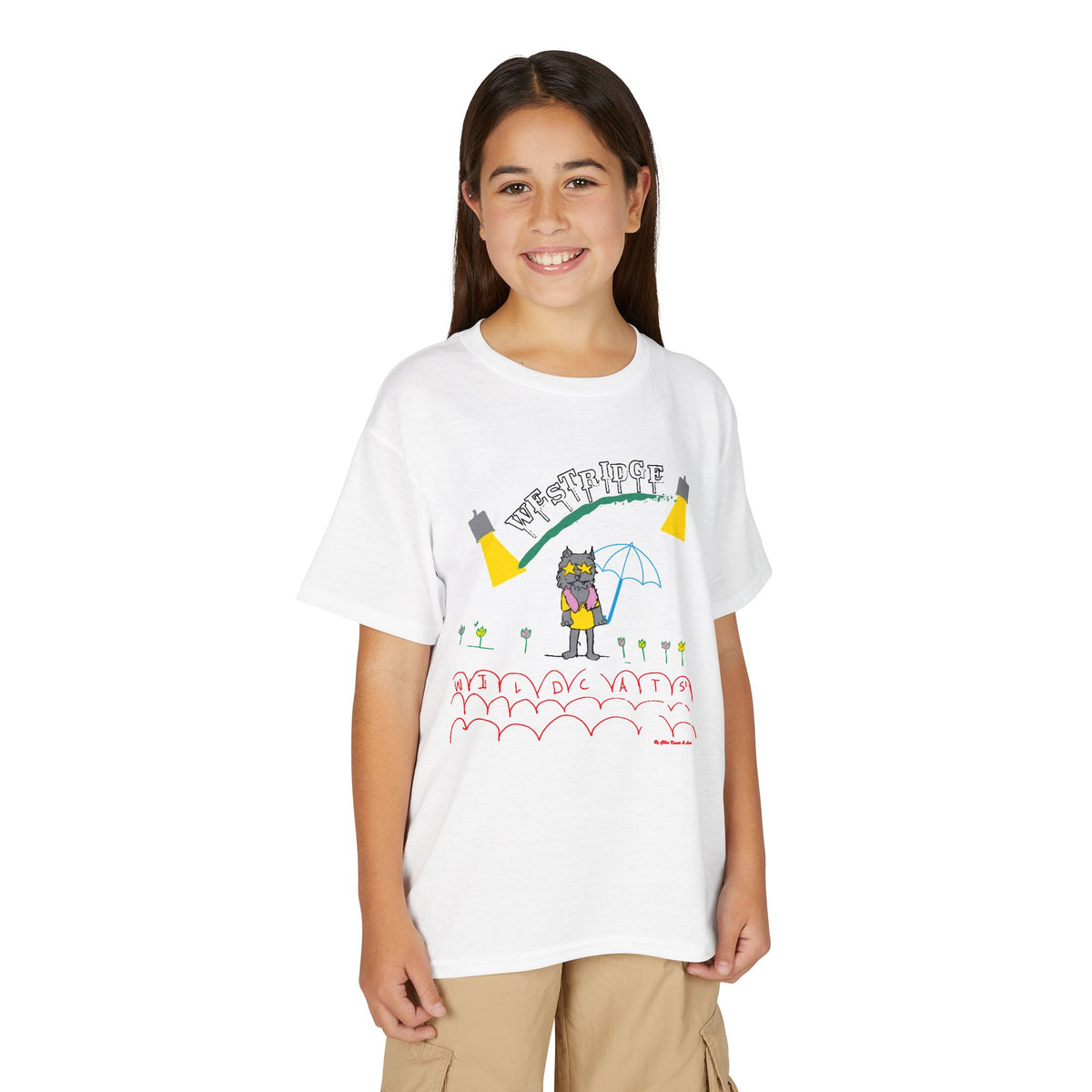 Kids Unisex DryBlend T-Shirt 26-27 Stage Spotlight by Chloe, Kensie & Lou