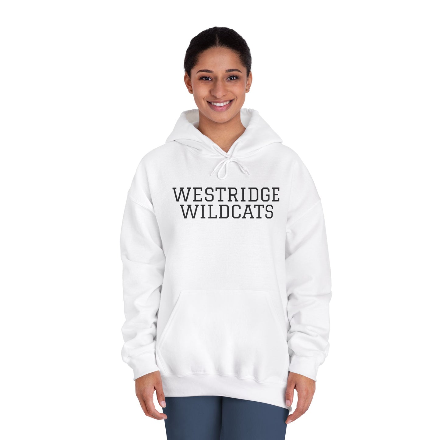 Adult Unisex DryBlend Hoodie Westridge Wildcat (Black Logo)