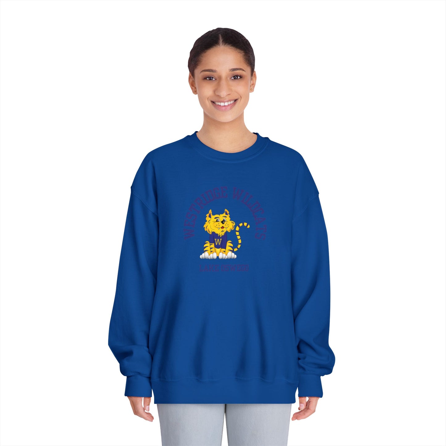 Westridge Wildcat LO Unisex Adult DryBlend Crewneck Sweatshirt