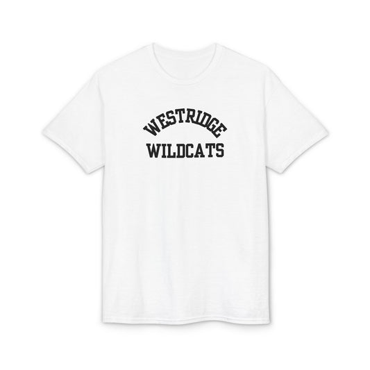 Adult Unisex DryBlend T-Shirt Westridge Wildcat (Black Curved Logo)