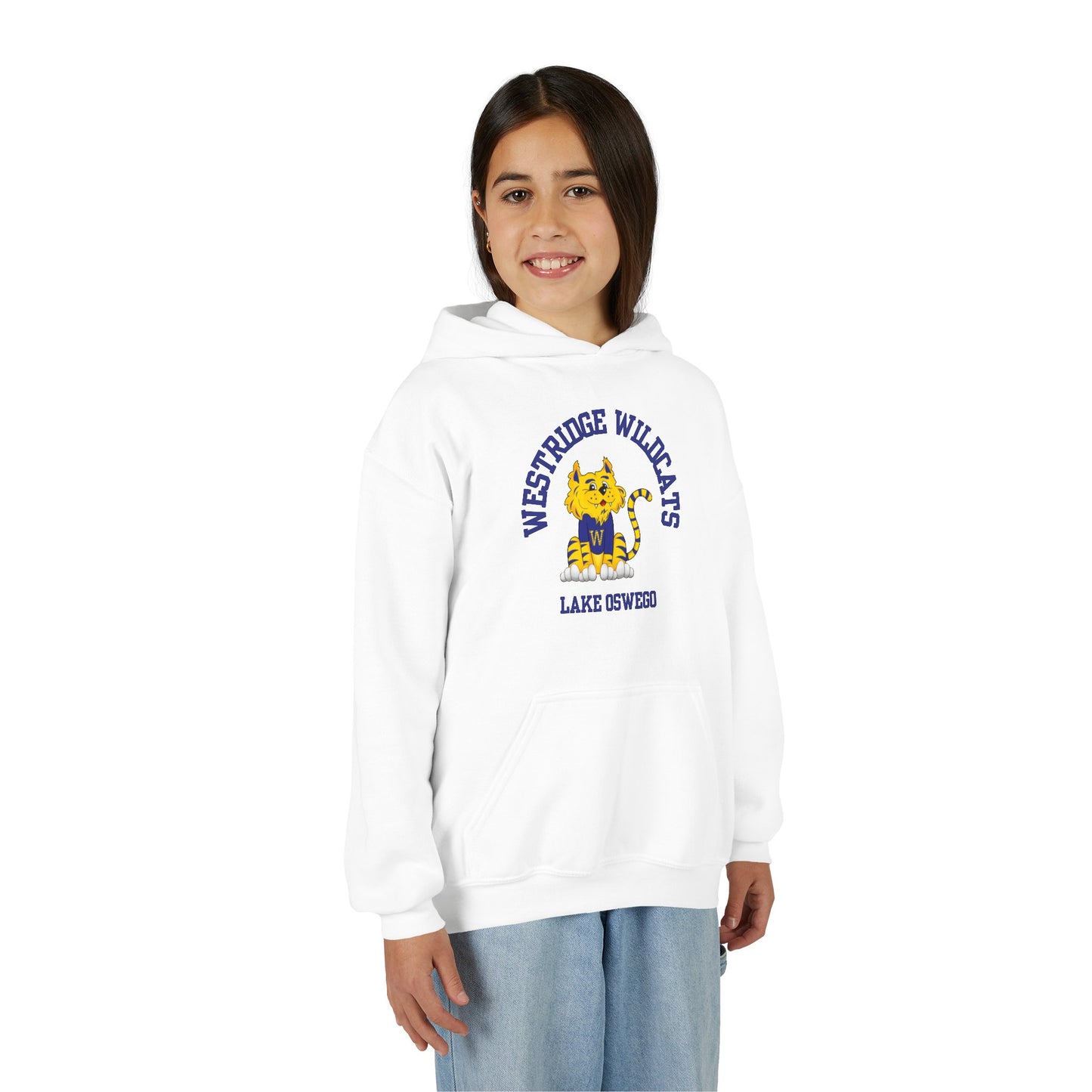 Kids Unisex Hoodie Westridge Wildcat LO