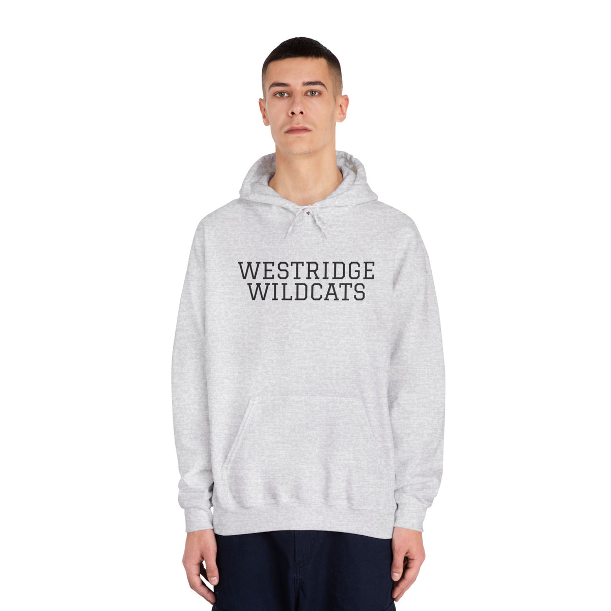 Adult Unisex DryBlend Hoodie Westridge Wildcat (Black Logo)