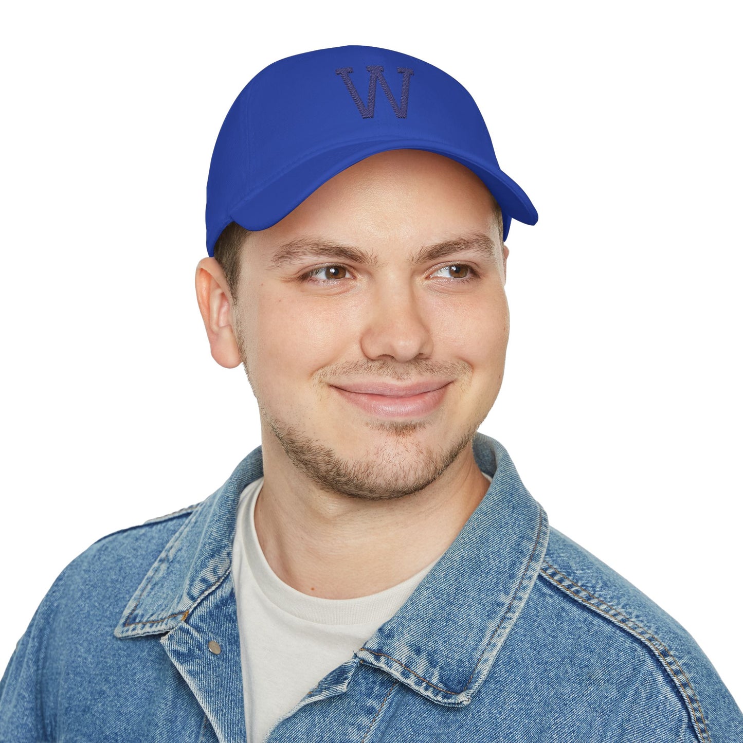 Low Profile Baseball Cap Monochrome W - Embroidery
