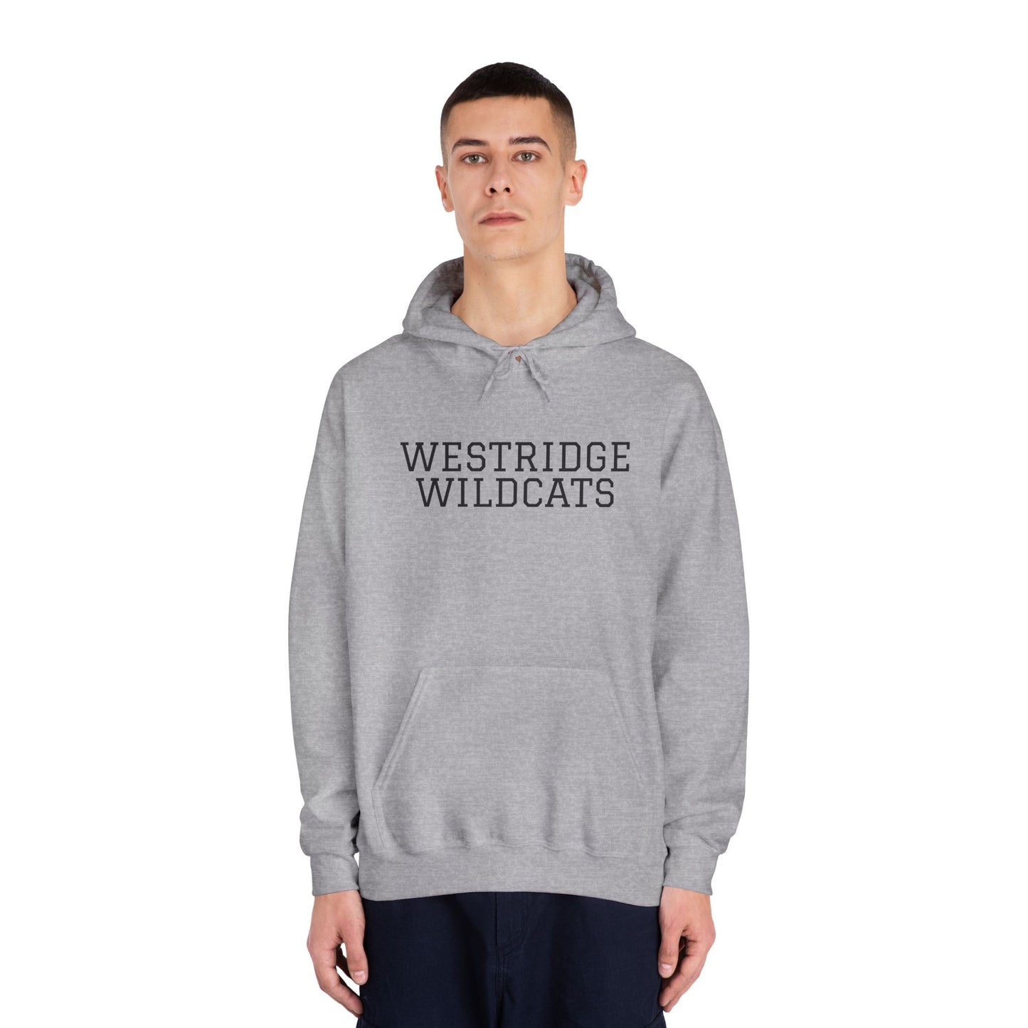 Adult Unisex DryBlend Hoodie Westridge Wildcat (Black Logo)