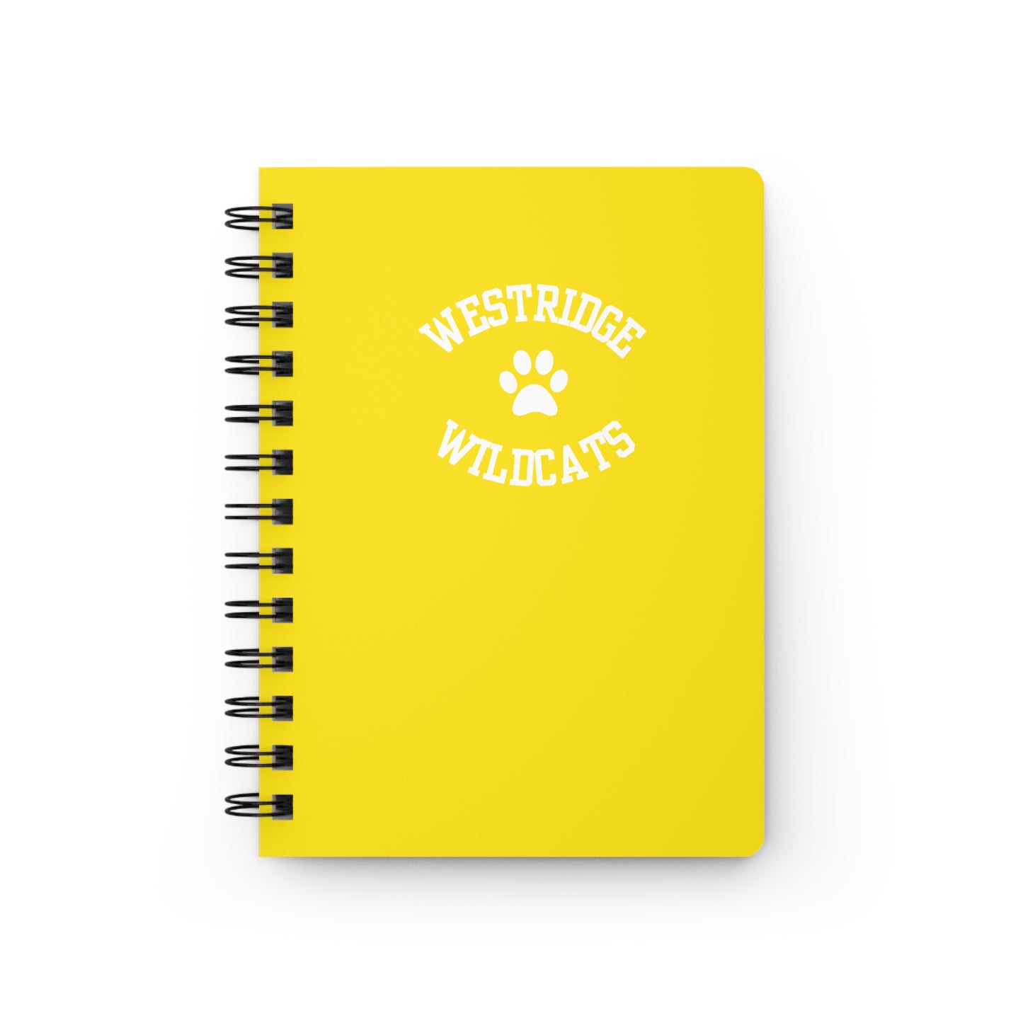 Westridge Wildcats Paw Spiral Notebook