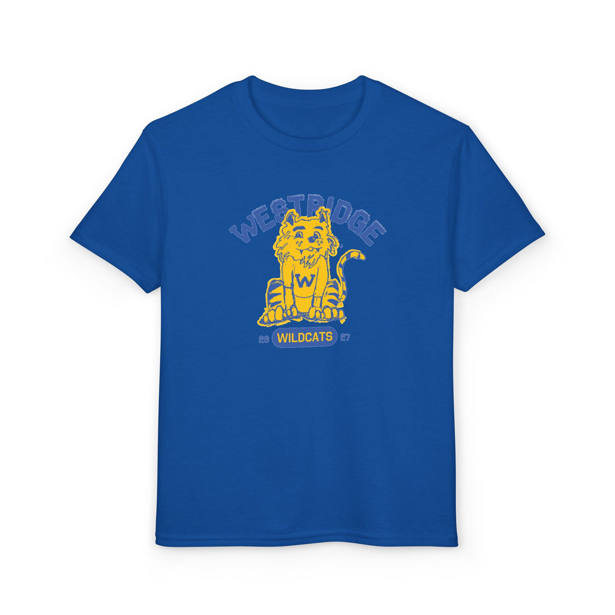 Kids Unisex DryBlend T-Shirt Wildcat Design Club 26-27