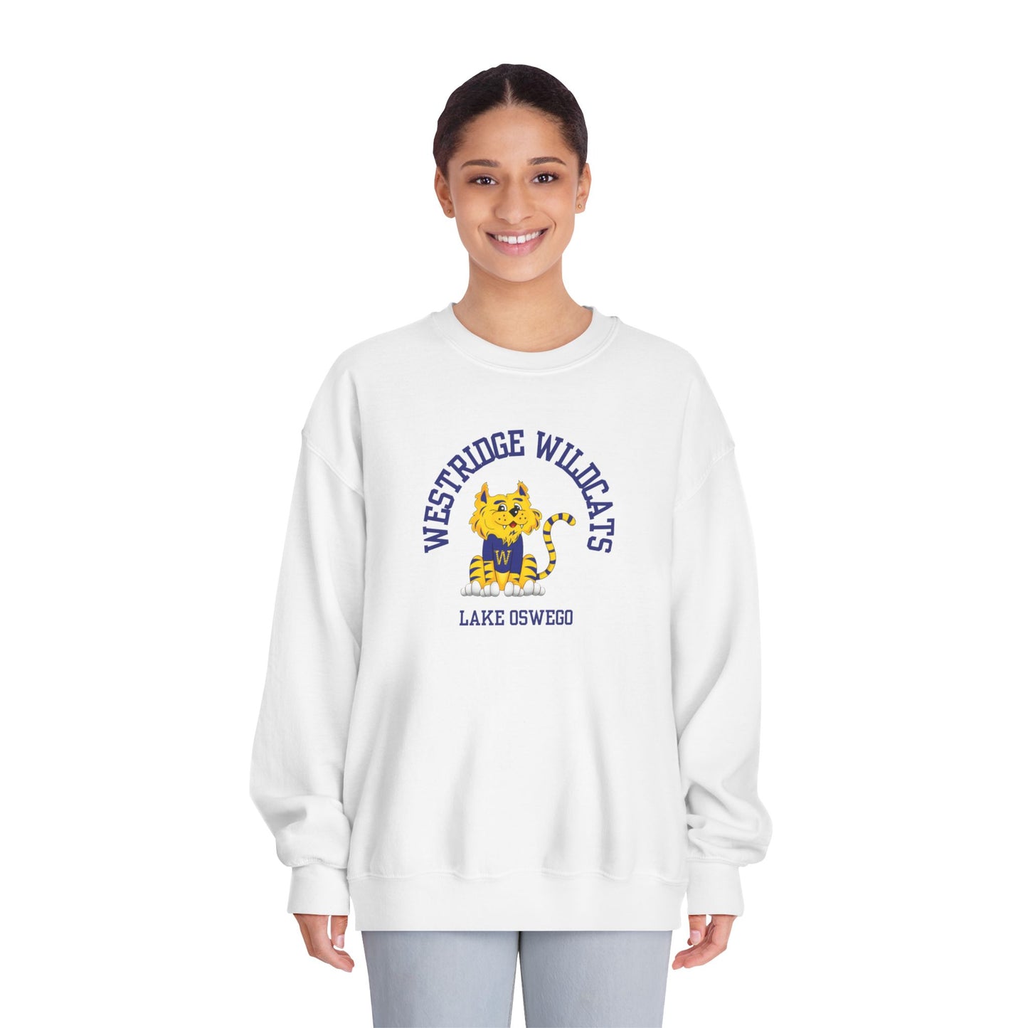 Westridge Wildcat LO Unisex Adult DryBlend Crewneck Sweatshirt