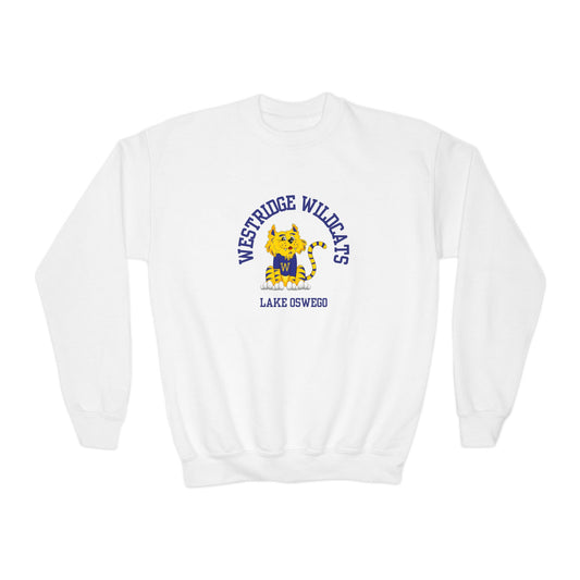 Kids Unisex Crewneck Sweatshirt Westridge Wildcat LO