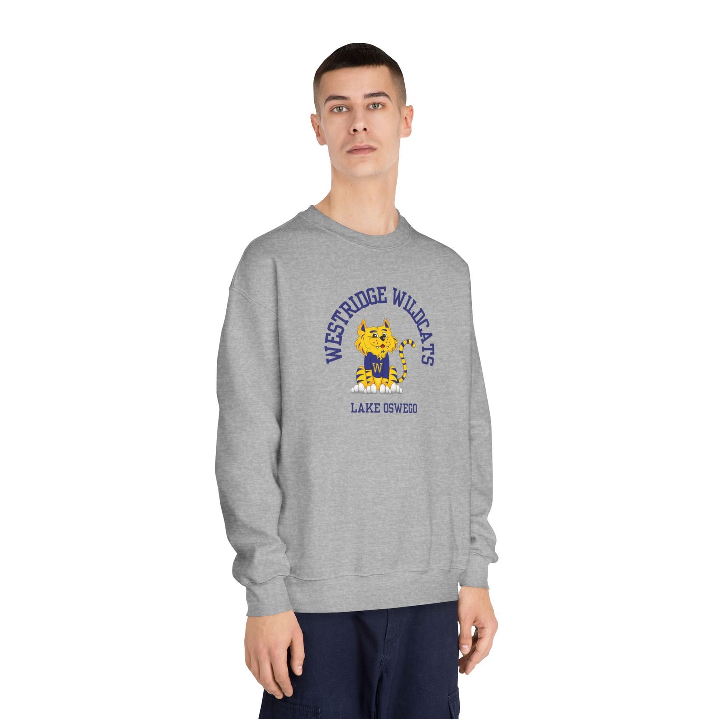 Westridge Wildcat LO Unisex Adult DryBlend Crewneck Sweatshirt