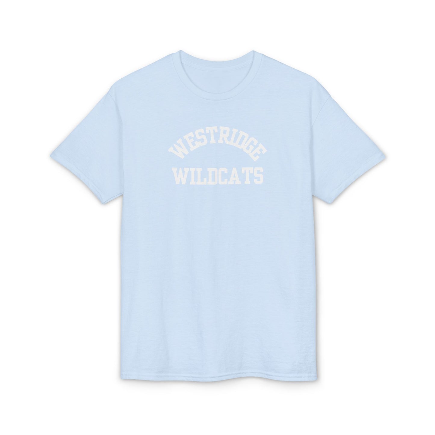 Adult Unisex DryBlend T-Shirt Westridge Wildcat (White Curved Logo)