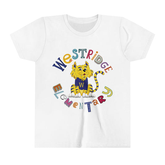 Assorted Letters Youth Short Sleeve Tee