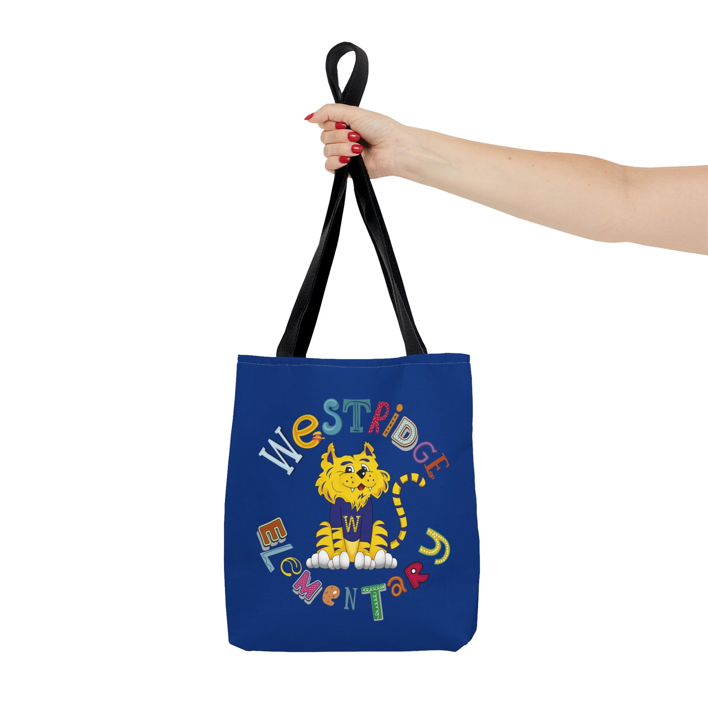 Fun Letters Westridge Tote Bag Blue