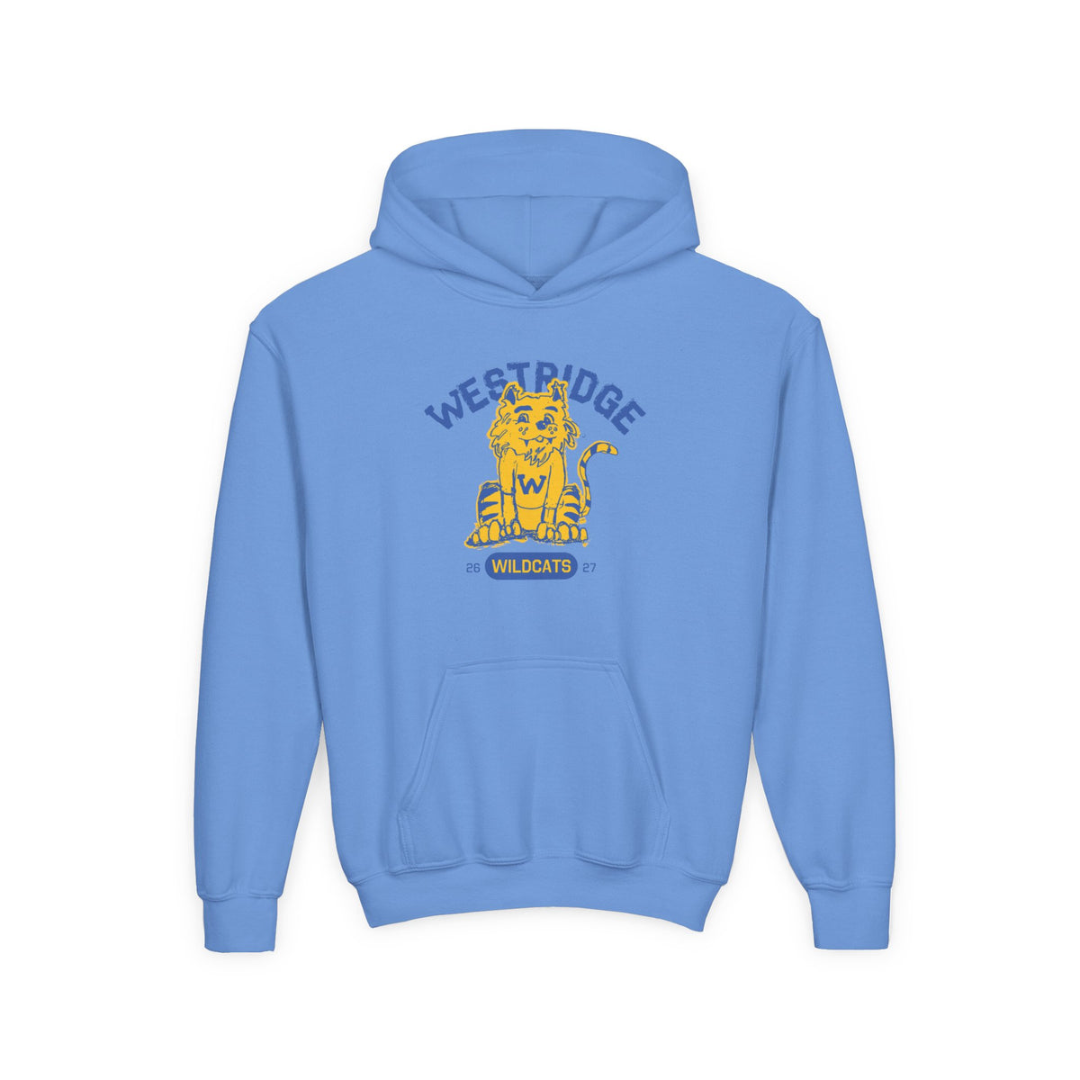 Kids Unisex Hoodie Wildcat Design Club 26-27
