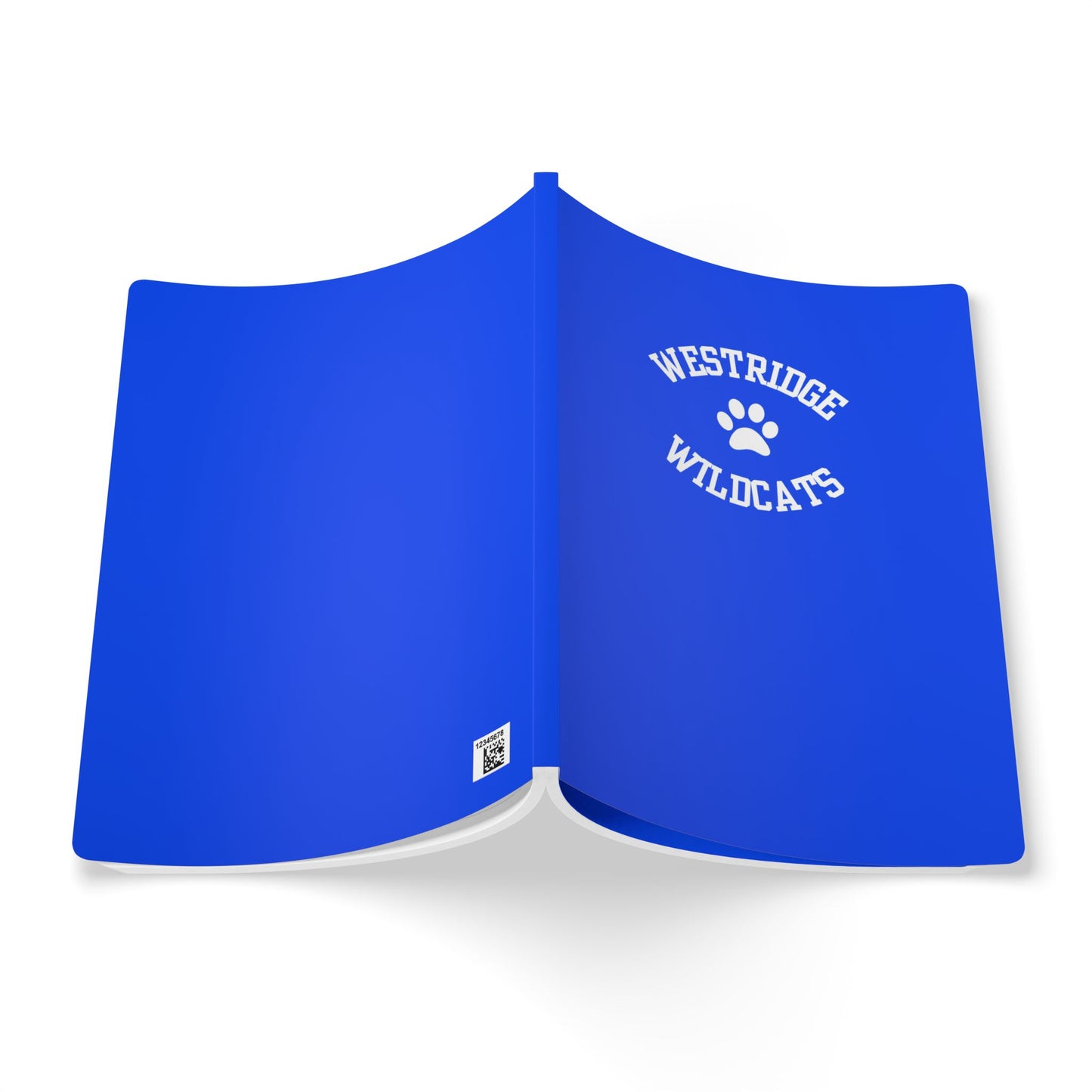 Westridge Wildcats Paw Softcover Notebook