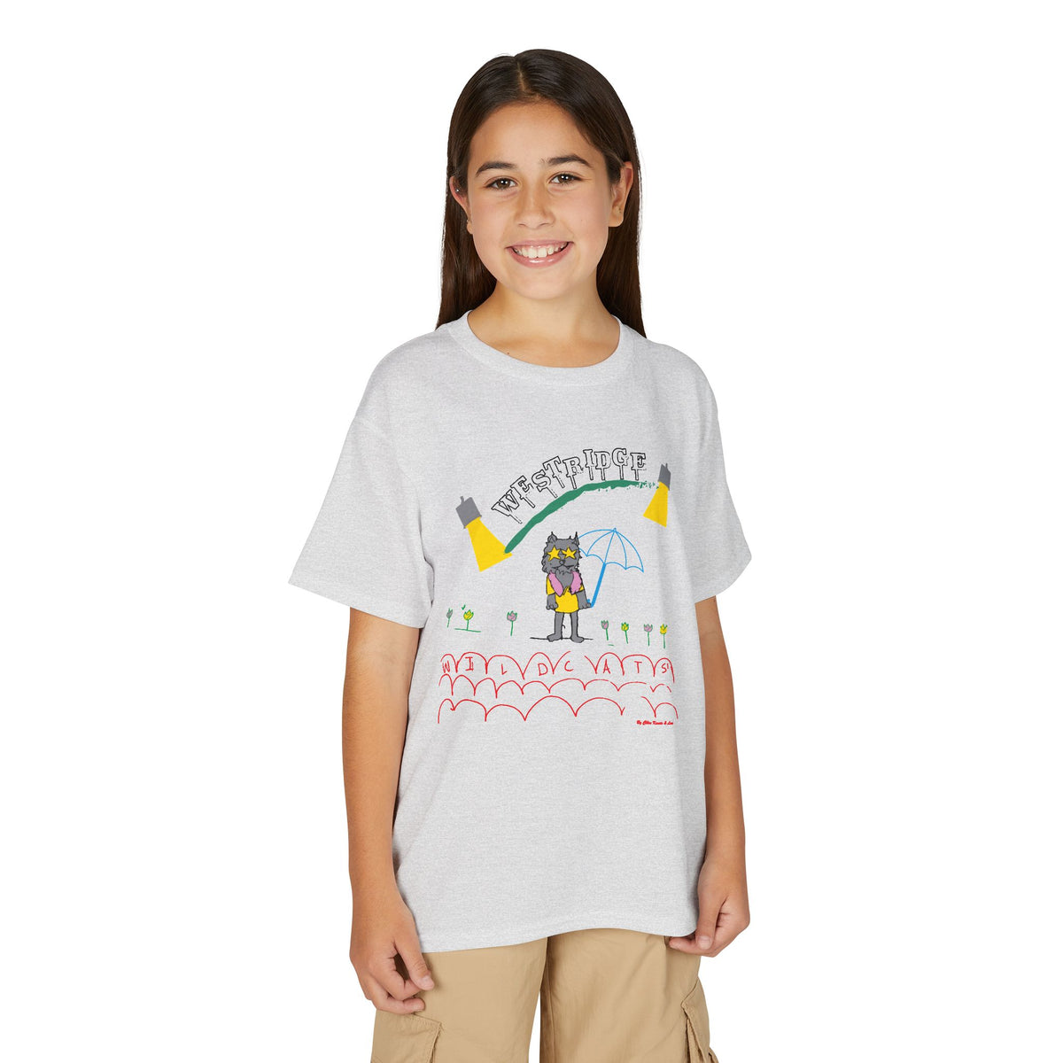 Kids Unisex DryBlend T-Shirt 26-27 Stage Spotlight by Chloe, Kensie & Lou