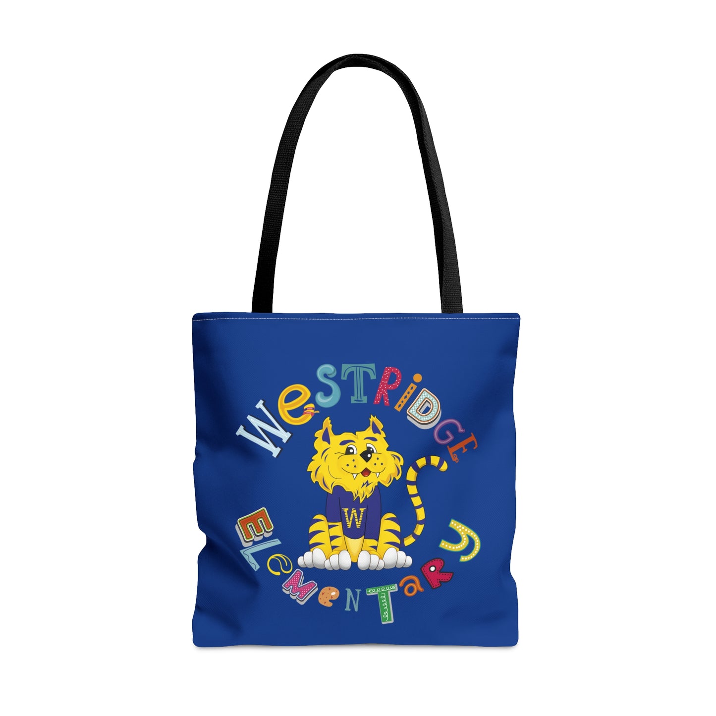 Fun Letters Westridge Tote Bag Blue