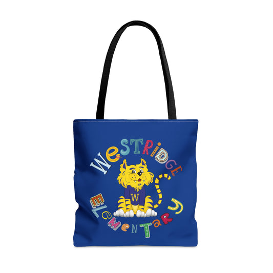 Fun Letters Westridge Tote Bag Blue