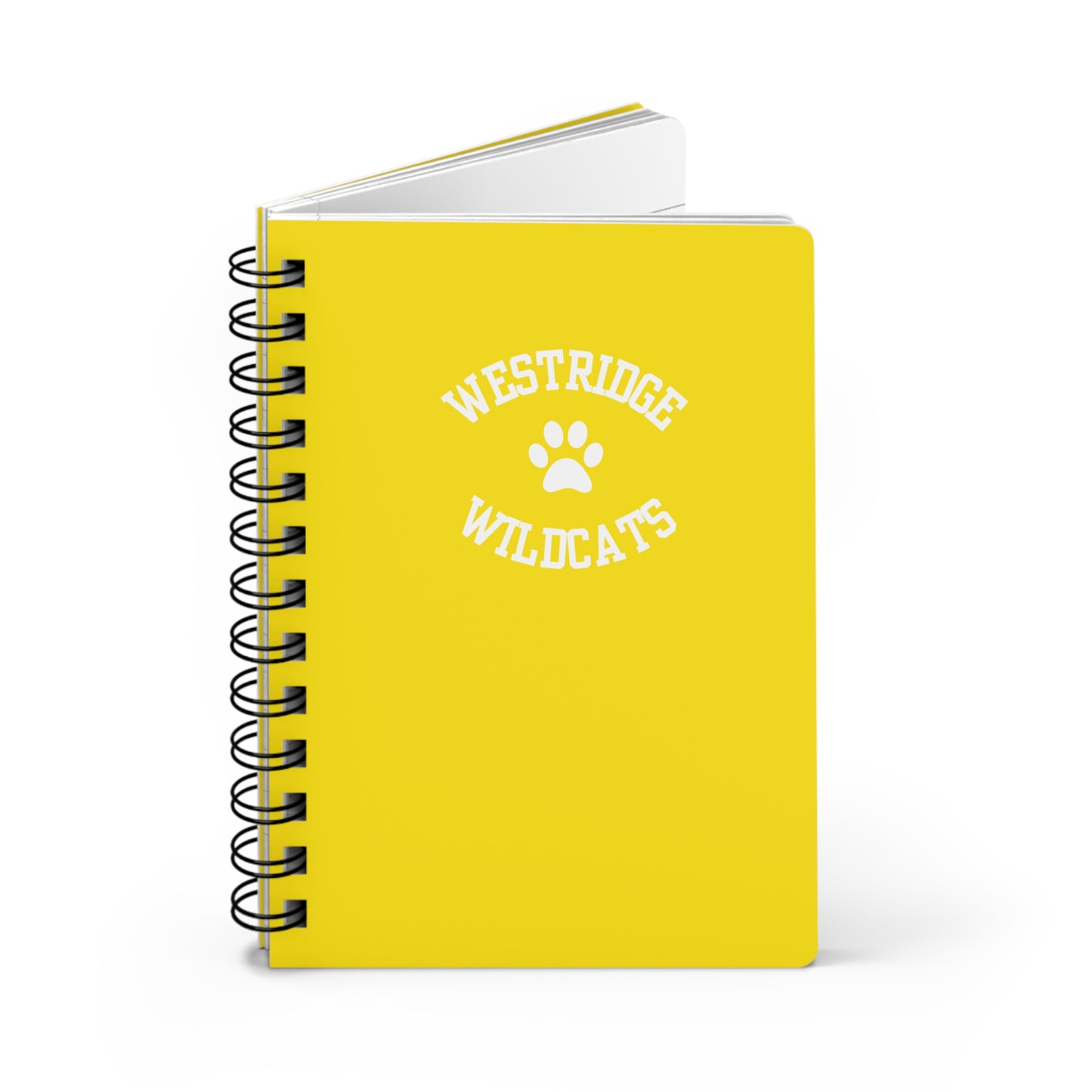 Westridge Wildcats Paw Spiral Notebook