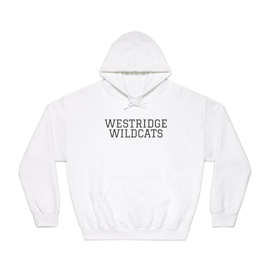 Adult Unisex DryBlend Hoodie Westridge Wildcat (Black Logo)