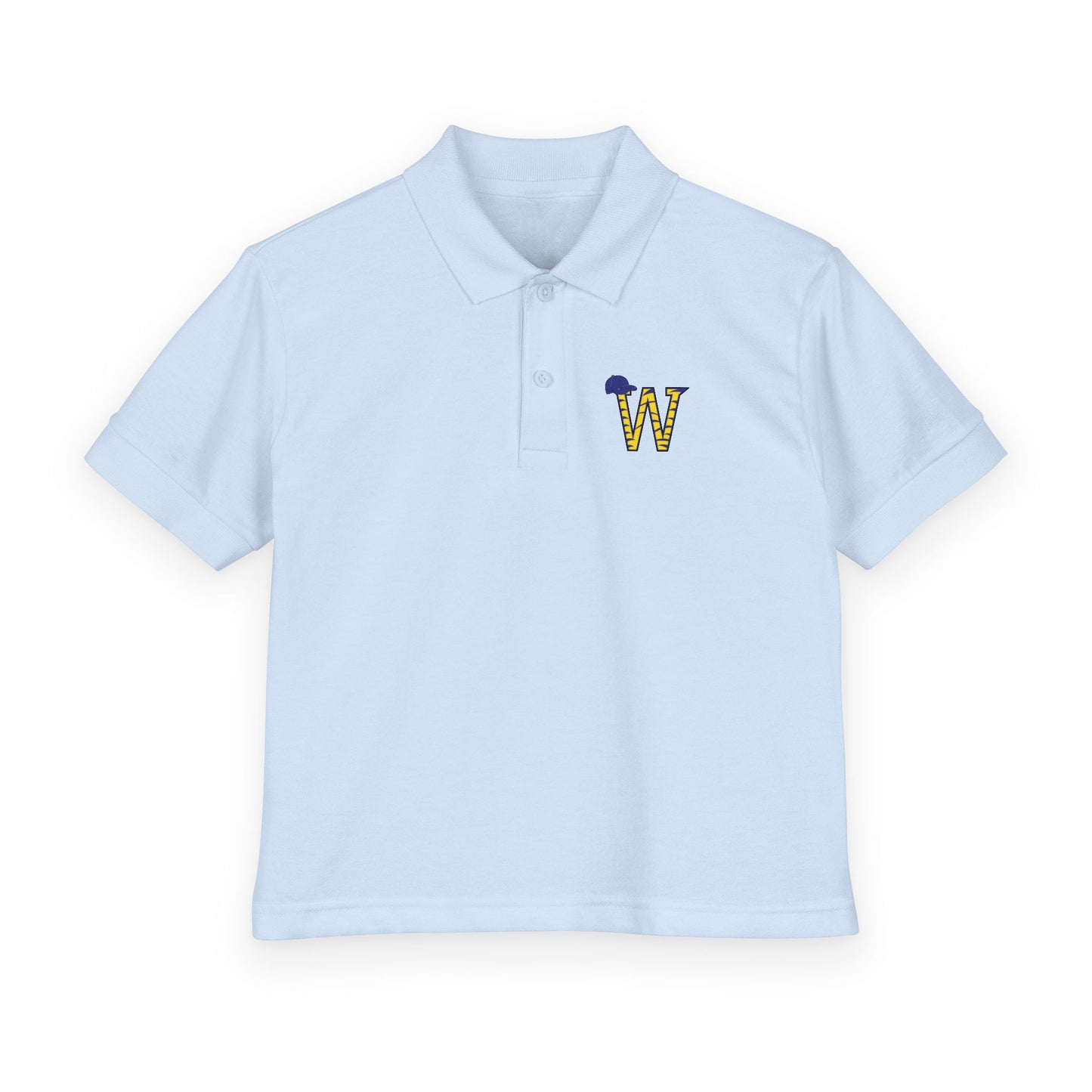 Westridge Cap on W Unisex Kids Polo - Embroidery