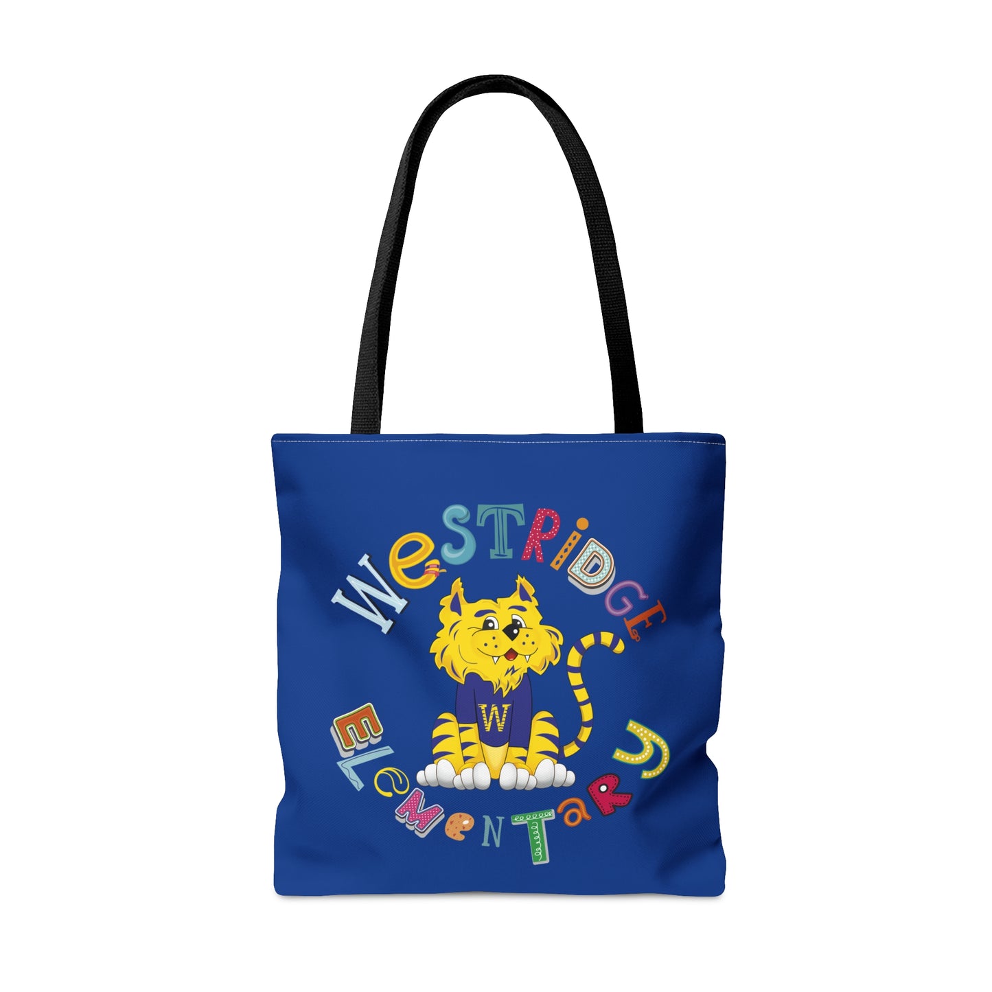 Fun Letters Westridge Tote Bag Blue